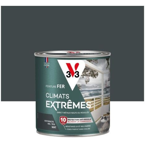 Peinture fer Climat Extrême mat 0,5L (teinte au choix) V33 - plusieurs modèles disponibles