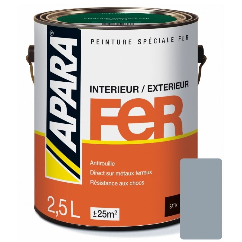 Apara - Peinture Fer Satin 94A1AA 2.5 litres