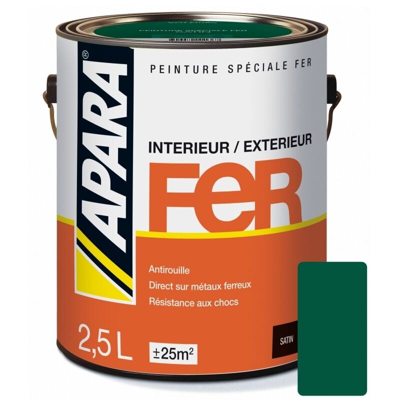 Apara - Peinture Fer Satin 02563E 2.5 litres