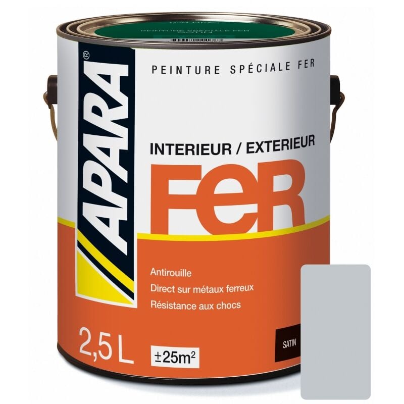 Apara - Peinture Fer Satin C1C7CA 2.5 litres