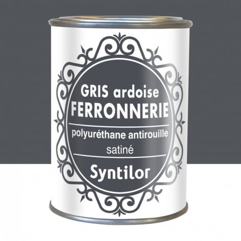 Peinture Ferronnerie Extérieur Syntilor, Gris Ardoise, 0.25 L