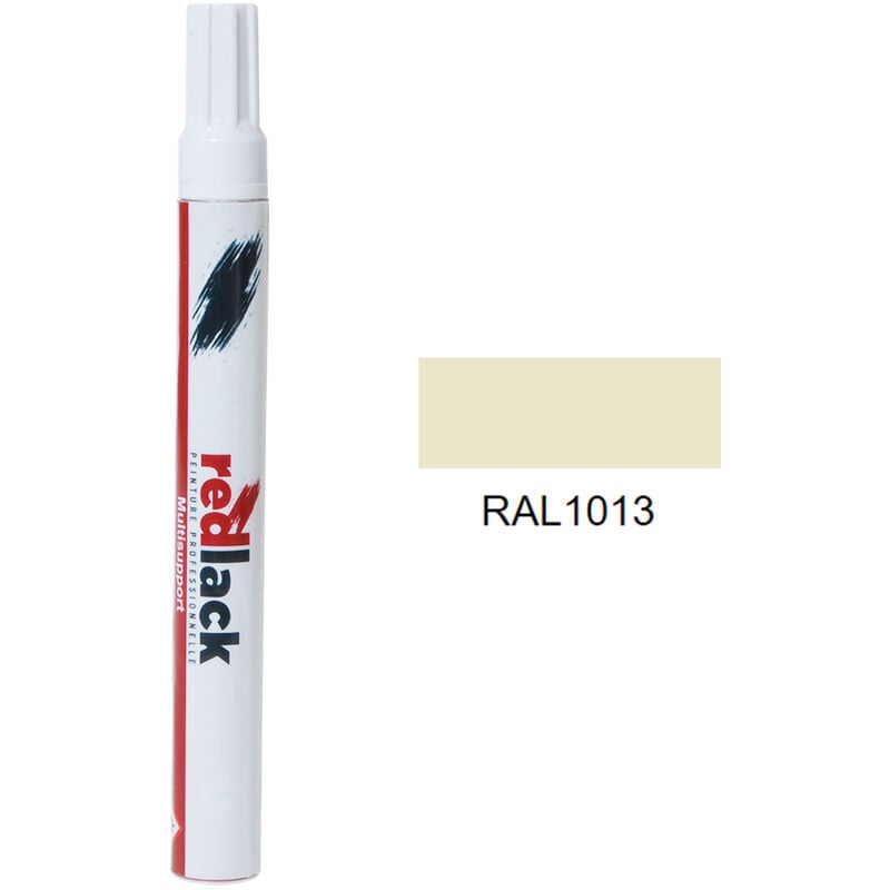 Peinture feutre retouche RAL 1013 Mat multisupport Redlack