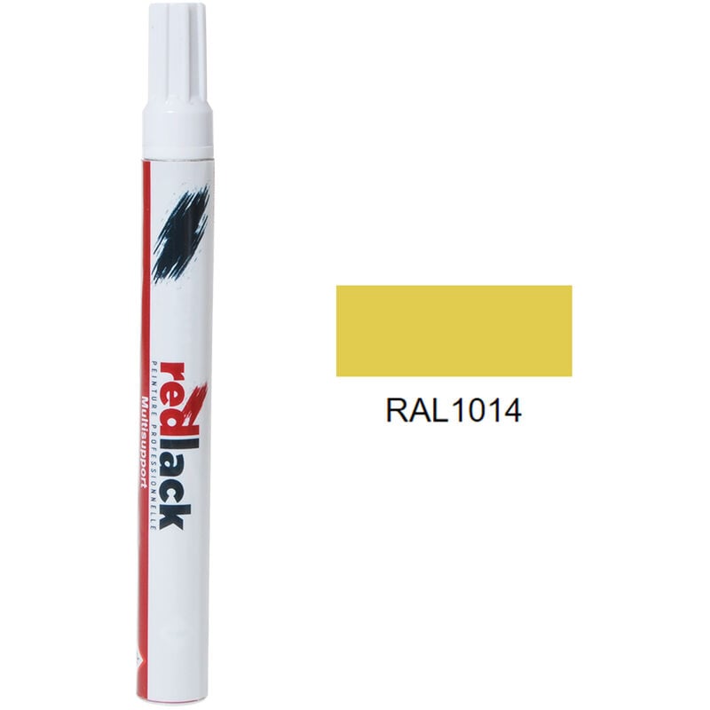 Peinture feutre retouche Ivoire ral 1014 Mat multisupport Redlack