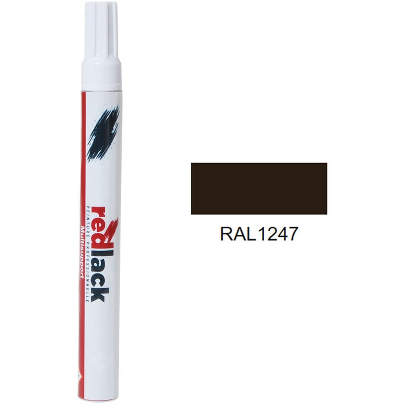 Peinture feutre retouche Bronze 1247 ral 1247 Mat multisupport Redlack