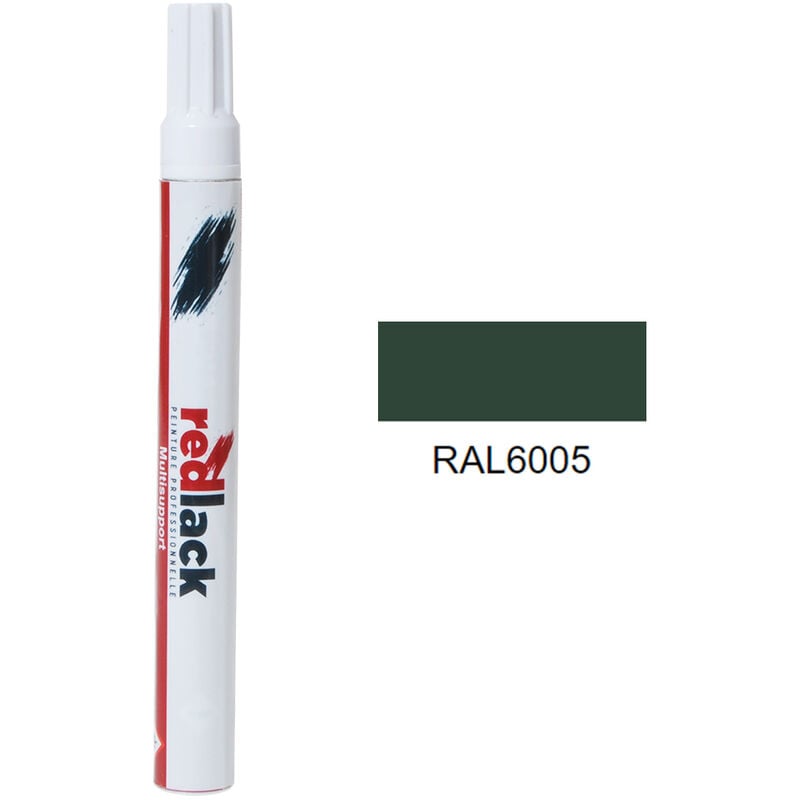 Peinture feutre retouche Vert mousse ral 6005 Mat multisupport Redlack
