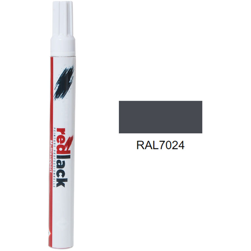 Peinture feutre retouche RAL 7024 Mat multisupport Redlack
