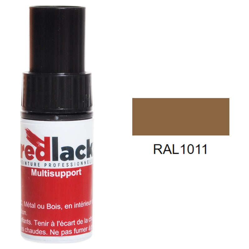 Peinture flacon retouche RAL 1011 Mat multisupport Redlack