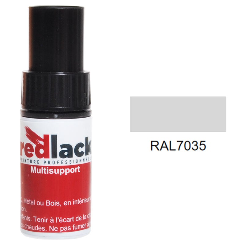 Peinture flacon retouche Gris clair ral 7035 Mat multisupport Redlack