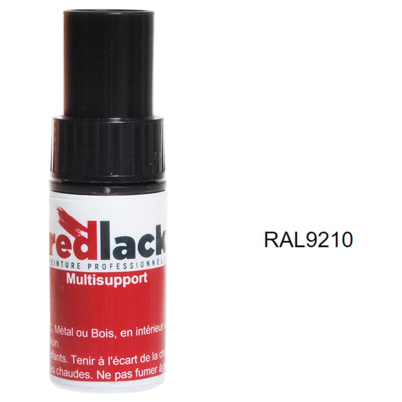 Peinture flacon retouche Blanc 9210 ral 9210 Satiné multisupport Redlack