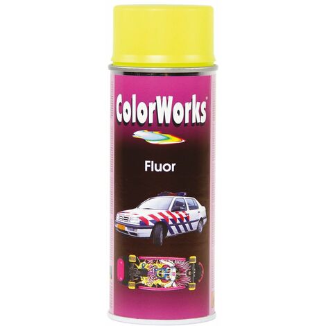 Peinture Fluorescente Aérosol 400ml Fluo Jaune