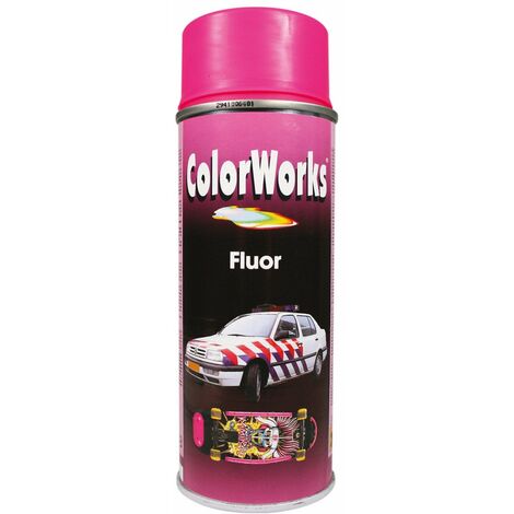 Peinture Fluorescente Aérosol 400ml Fluo Rose