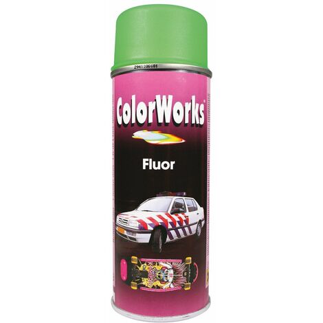 Peinture Fluorescente Aérosol 400ml   Fluo Vert