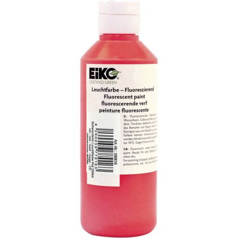 Peinture fluorescente pour lumière noire EiKO rouge 250 ml