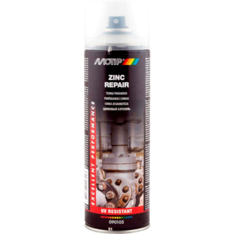 PEINTURE GALVA RETOUCHE AEROSOL 500ML MOTIP