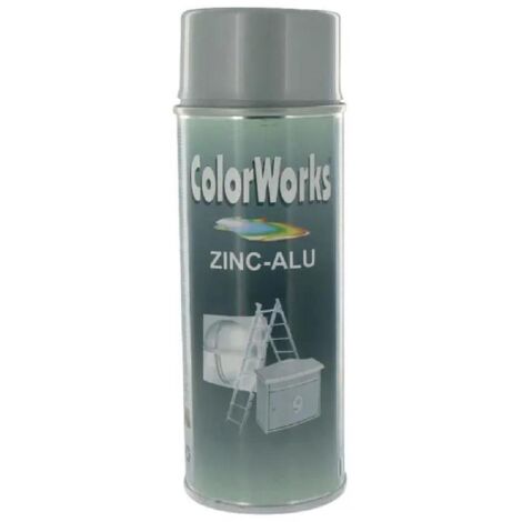 Peinture Galvanisation Aérosol Protection Anticorrosion Galvanique - Colorworks