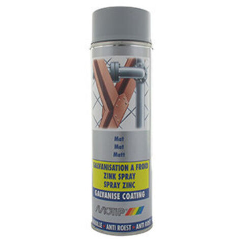 Peinture Galvanisé Mat, Aérosol 400 Ml.