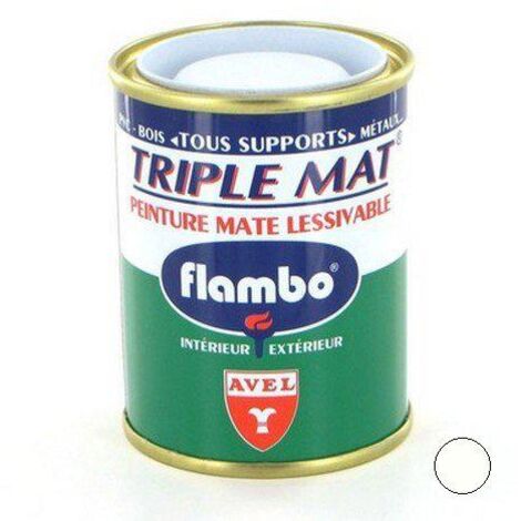 Peinture glycéro mate 100ml – Lessivable multisupports – Résistante aux bases et acides – Pour bois, métal et plastiques – Avel - MAT 100 ML