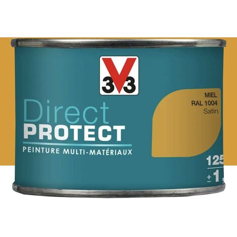 Peinture Glycéro Multi-matériaux V33 Direct Protect Miel 0,125 L - Miel