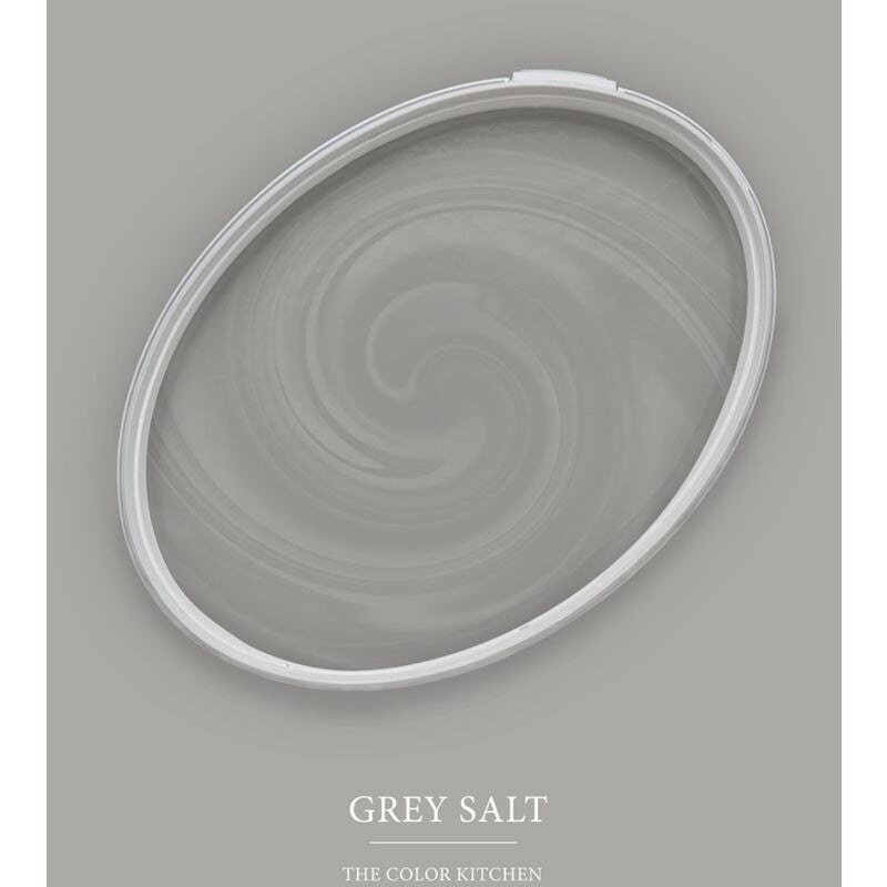 Peinture gris sel mat moderne et résistante Peinture facile à appliquer Peinture The Color Kitchen TCK1010 2,5L - Gris