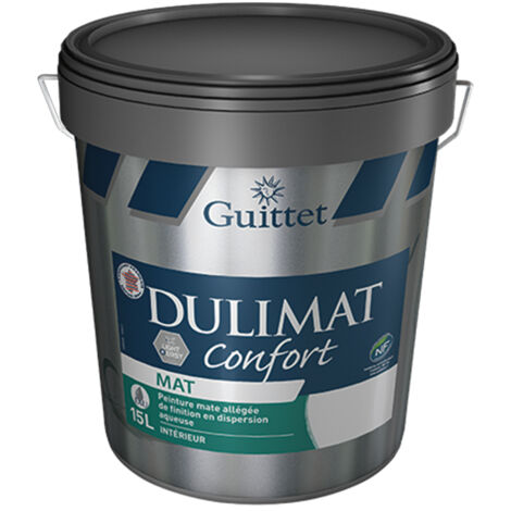Peinture Guittet Dulimat Confort Siloxane Blanc 15l - Guittet