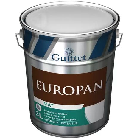 Peinture GUITTET Europan - Mat blanc - 10L - 29653
