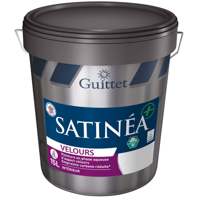 Guittet - Peinture Satinéa+ bc velours blanc 15L