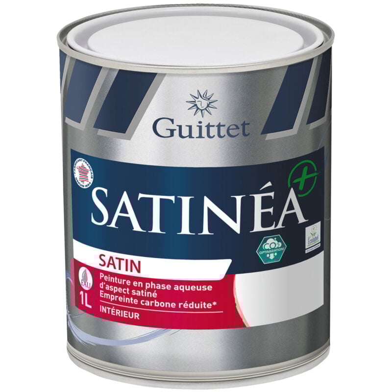 Peinture Guittet Satinéa+BC base GUT0 1L Guittet