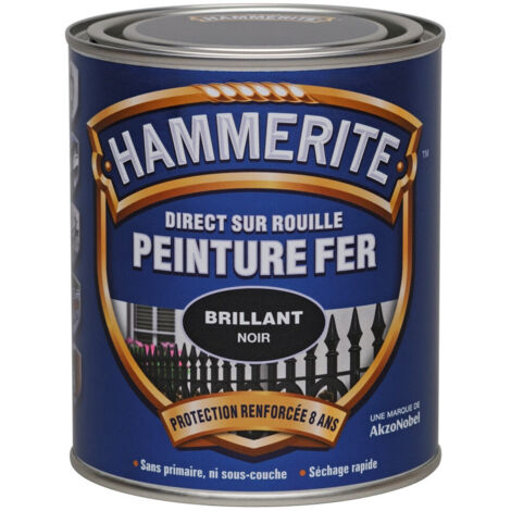 Peinture Hammerite Laque Blanc     0l75 - HAMMERITE