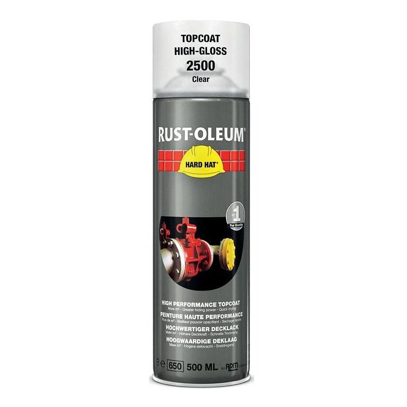 Rust-oleum - Vernis incolore Hard Hat, aérosol de 650 ml brut