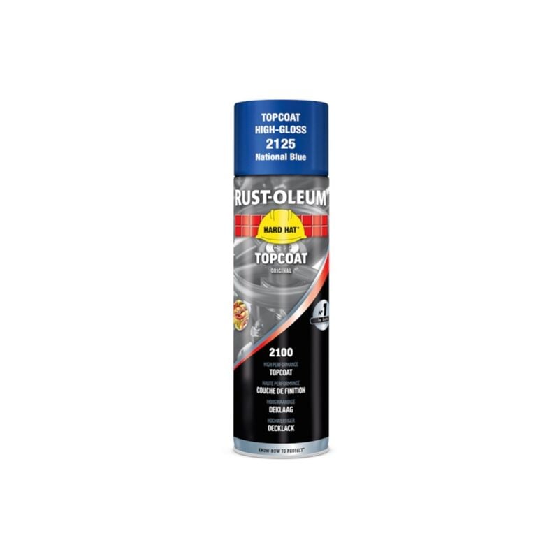 Rust-oleum - Peinture en aérosol hard hat - bleu national - brillant - 500 mL