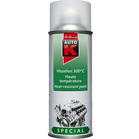 Peinture haute température 300°C vernis clair Auto-K 400ml