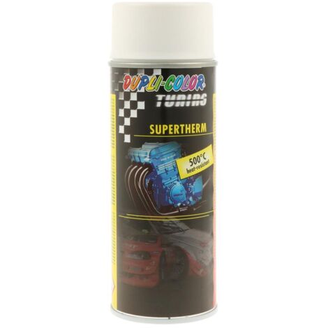 PEINTURE HAUTE TEMPERATURE 500°C BLANC AEROSOL 400ML DUPLI COLOR