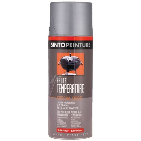 Peinture haute température aérosol aluminium 400ml - SINTO - 925715