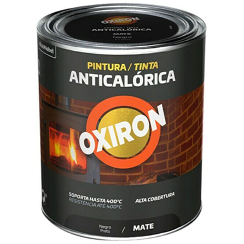 Peinture noire mate résistante à la chaleur Oxiron 750 ml 302 titane
