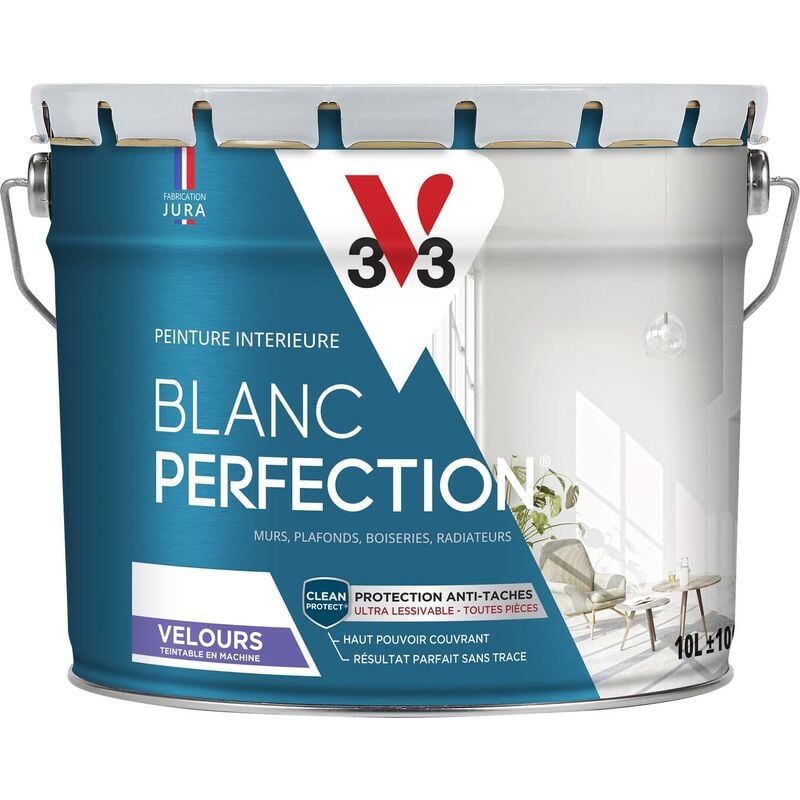 Peinture intérieure Blanc Perfection® V33 Blanc Velours 10L