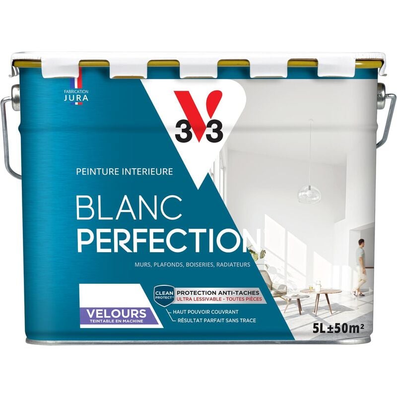 Peinture intérieure Blanc Perfection® V33 Blanc Velours 5L