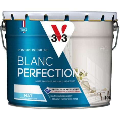Peinture intérieure Blanc perfection® Blanc mat 10 L V33 - Blanc