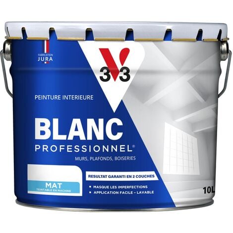 main image of "Peinture intérieure Blanc professionnel® Blanc mat 10 L V33 - Blanc"