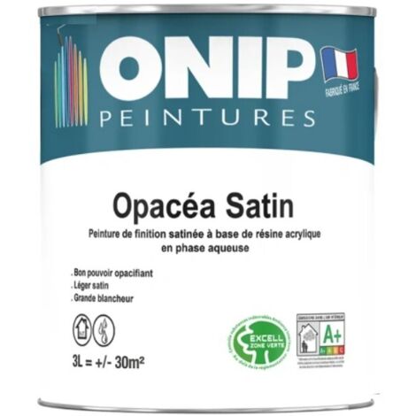 PEINTURE INTERIEURE OPACEA SATIN 3L - ONIP