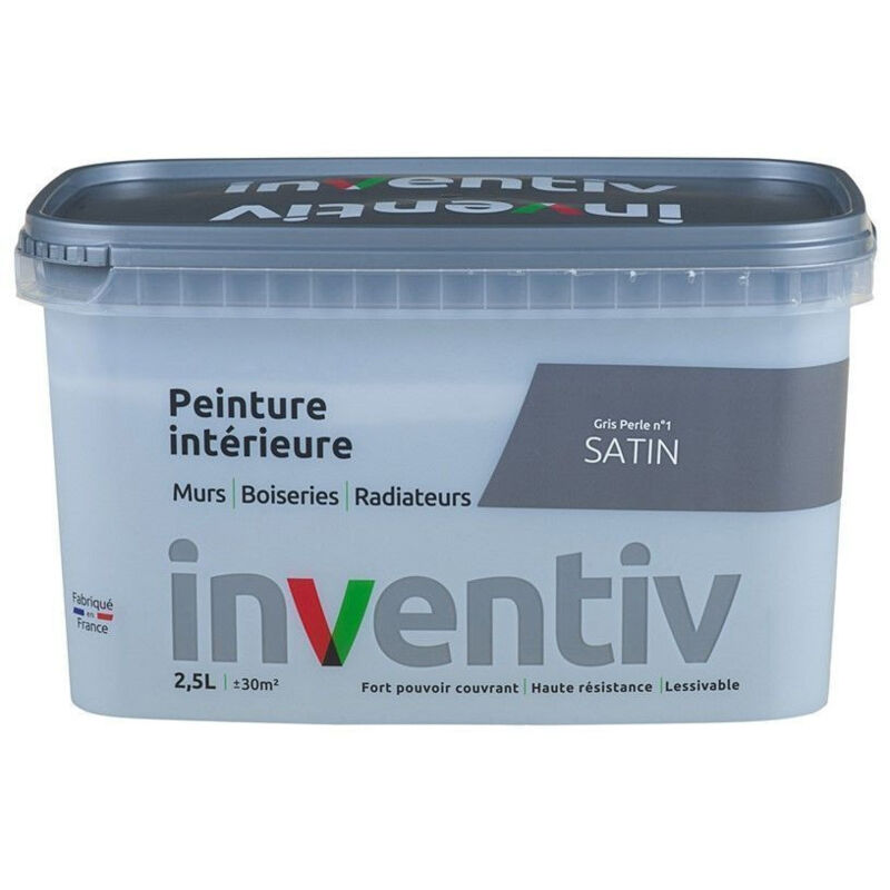 Peinture Intérieure Satin Gris Perle inventiv - 2,5L
