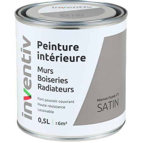 Peinture Intérieure Satin Marron Fumée - INVENTIV