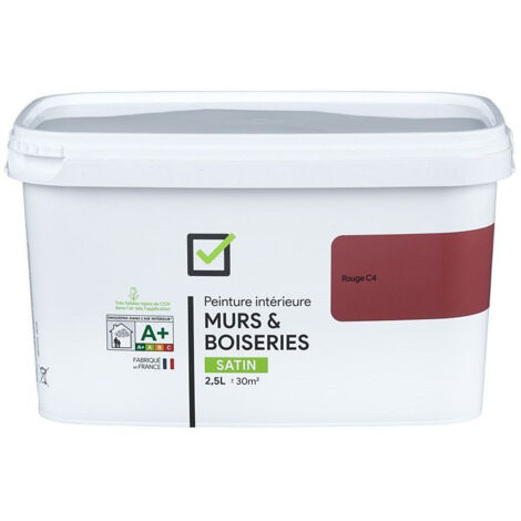 Peinture Intérieure Satin Rouge C4 - 2,5L
