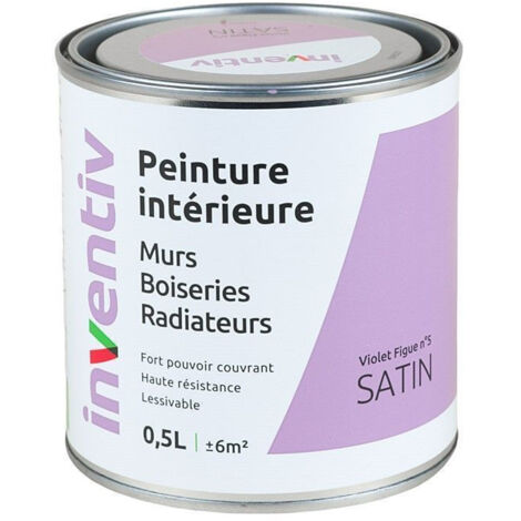 Peinture Intérieure Satin Violet Figue 5 - INVENTIV