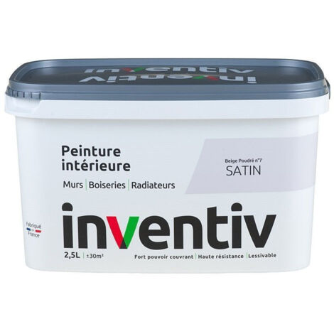 Peinture Intérieure Satinée INVENTIV - Beige Poudré 2,5L