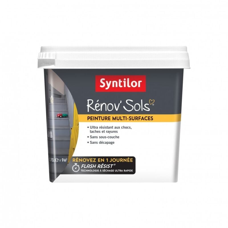 Syntilor - Peinture intérieur Renov sol blanc, 0.75 l