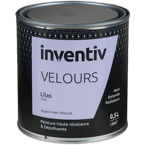 Peinture Inventiv Velours Lilas VG6 - Haute Résistance - 0,5L