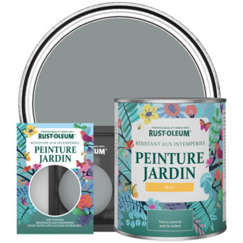 Peinture Jardin, Finition Mat - Ardoise
