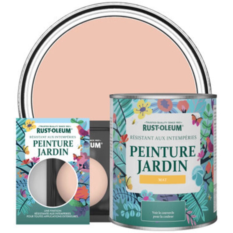 Peinture Jardin, Finition Mat - Corail