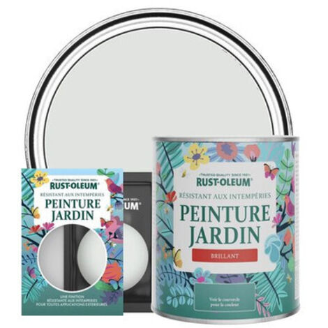 Peinture Jardin, Finition Brillante - Gris Papier