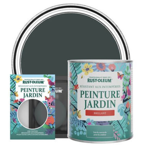 Peinture Jardin, Finition Brillante - Sable Noir